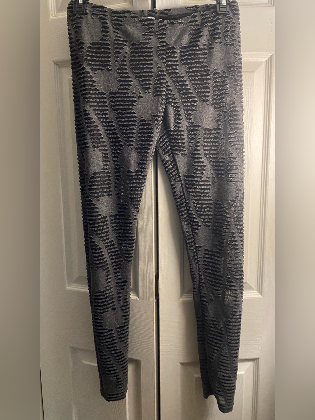 Cotton On Grey And Black Textured Leggings